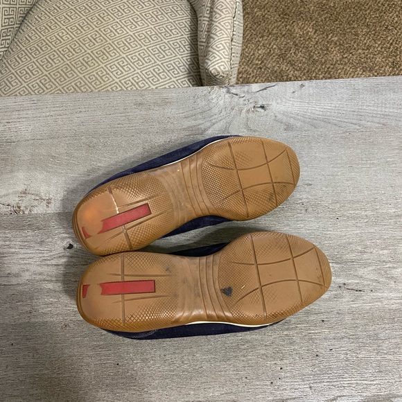 Prada Suede Navy Sneakers Vintage - Picture 5 of 8